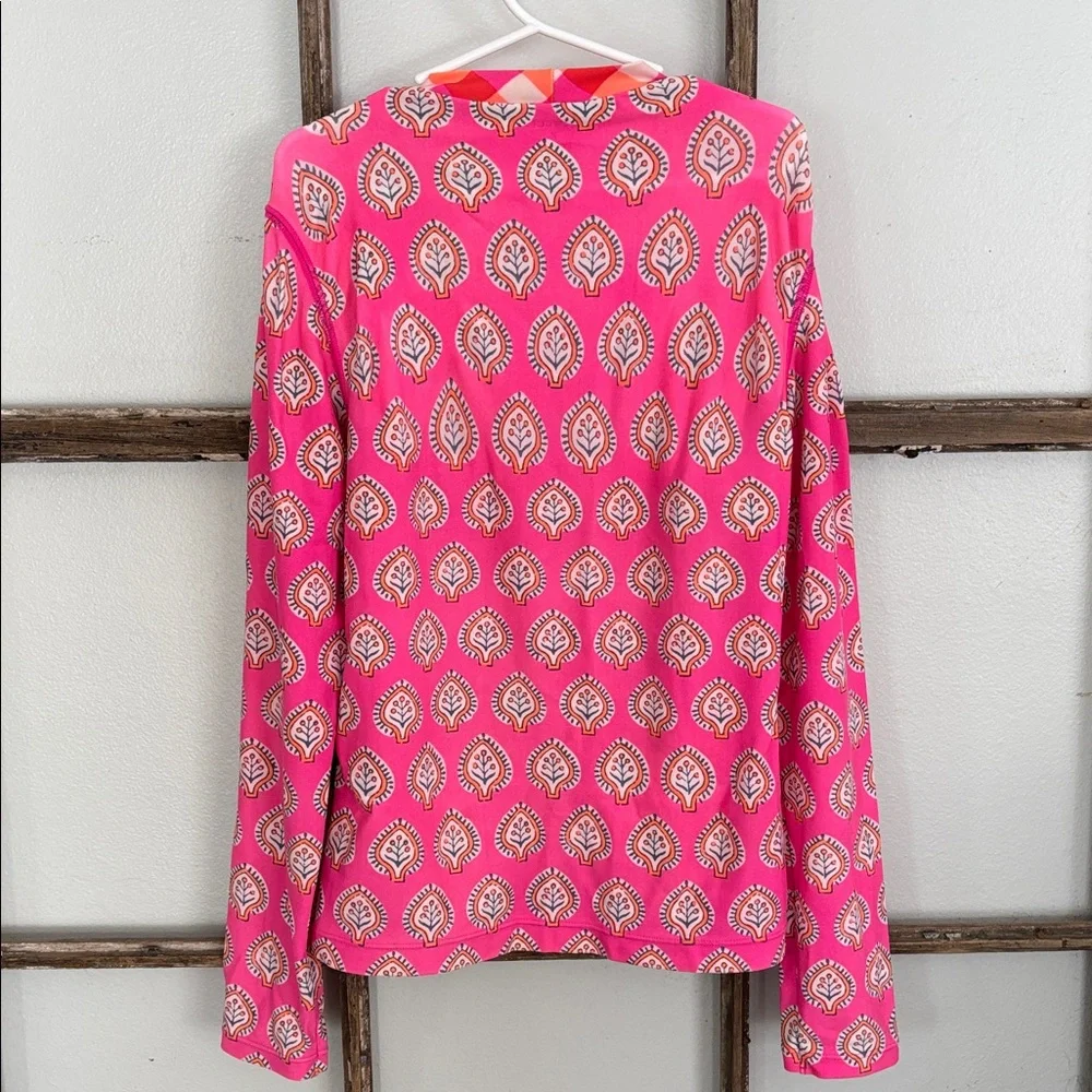 Crewcuts x SZ Blockprints girl’s rashguard swim top
